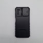 Samsung A03s Heavy Duty Shockproof Case with Sliding Camera Cover and Integrated Kickstand/Built-in Stand
