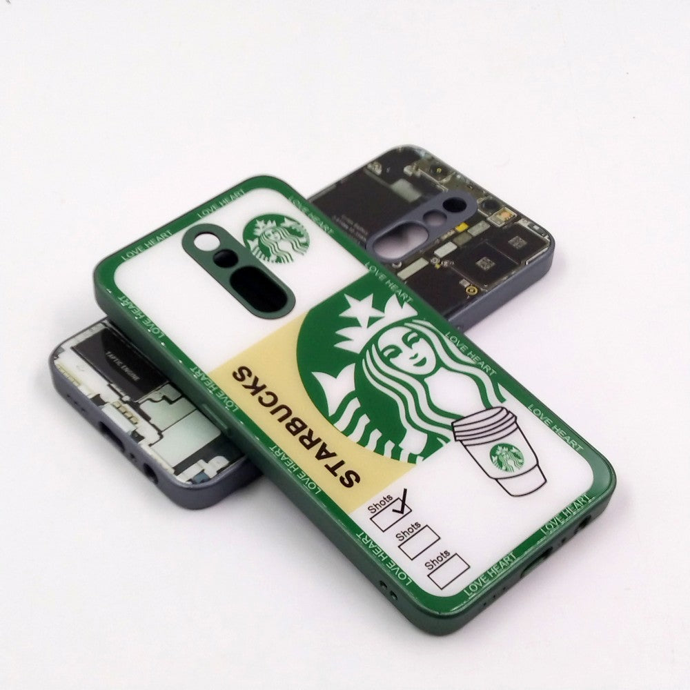 OPPO F11 pack of 2 Glass Back Covers Stabucks and Circuit Design
