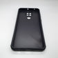 Redmi Note 9 Carbon Fiber texture Hard Rubber armour back cover shock-porof case