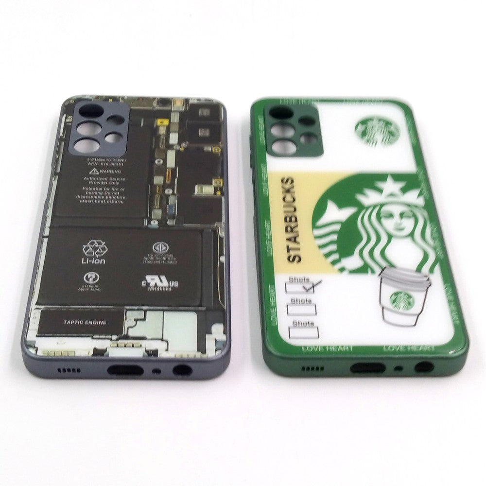 Samsung A32 5G pack of 2 Glass Back Covers Stabucks and Circuit Design