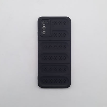 Samsung M02s Cooling Bumper Heat Dissipation Phone Case Strong TPU Material Shockproof Transparent Back Cover