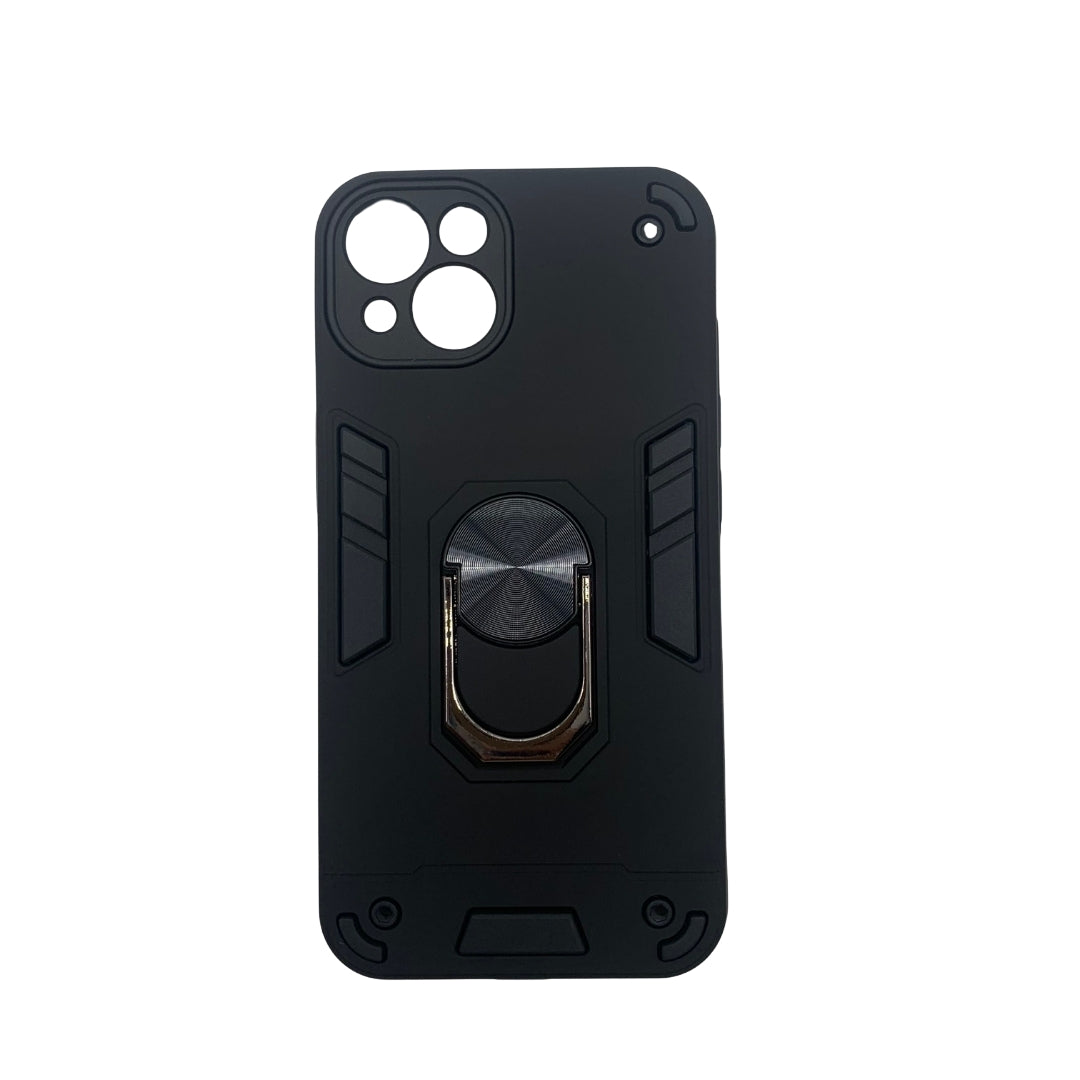 iPhone 13 Hard PC Case with ring holder Shockproof Slim back Cover