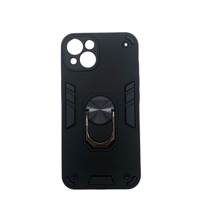iPhone 13 Hard PC Case with ring holder Shockproof Slim back Cover