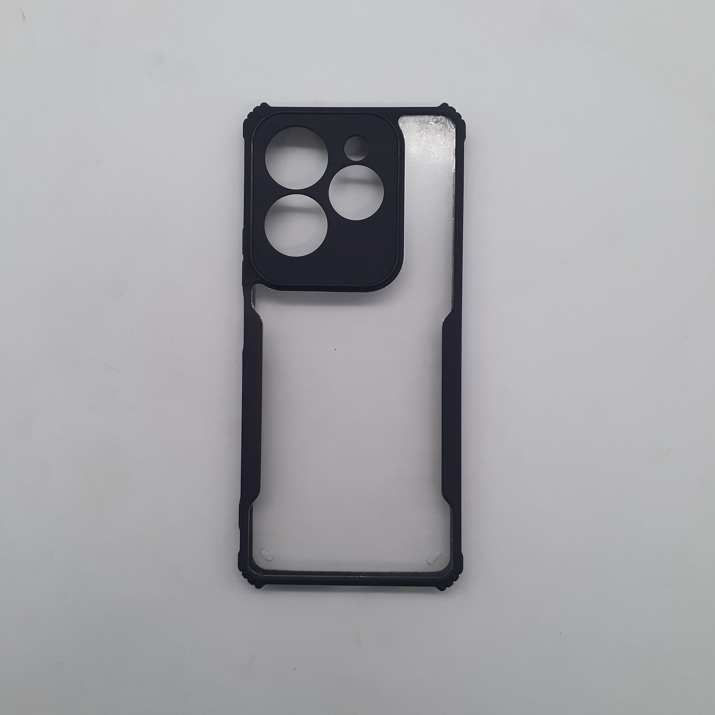 infinix Hot 40 iPAKY Shockproof Edge Grip Case, Durable TPU Bumper, Enhanced Protection & Non-Slip Hand Feel