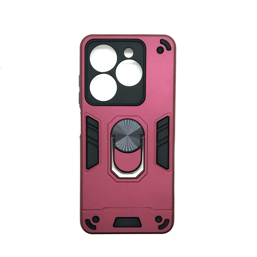 Tecno Spark Go 2024 Hard PC Case with ring holder Shockproof Slim back Cover