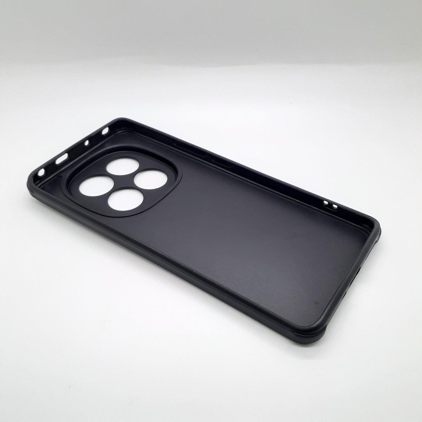 Redmi Note 14 Pro 5G Carbon Fiber texture Hard Rubber armour back cover shock-porof case