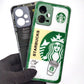 Redmi Note 12 pack of 2 Glass Back Covers Stabucks and Circuit Design