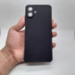Samsung A07 Carbon Fiber texture Hard Rubber armour back cover shock-porof case