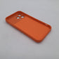 iPhone 13 Pro Max Orange Back Case - Slim Shockproof Protective Silicone Cover