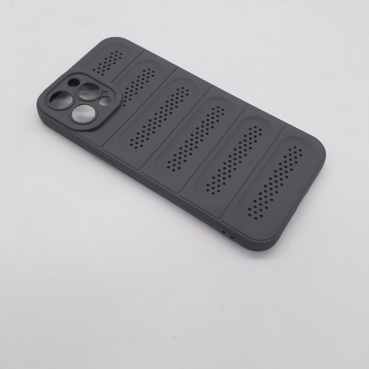 iPhone 12 Pro Max Heat Dissipation Strong TPU Material Phone Case Breathable Hollow Camera Protection Shockproof Ultra Slim Cover