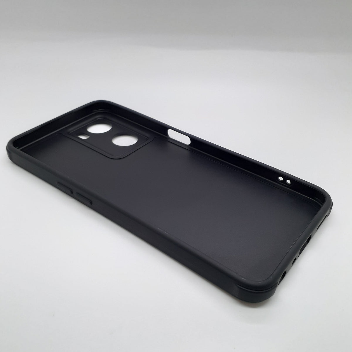 OPPO A57 2022 Carbon Fiber texture Hard Rubber armour back cover shock-porof case