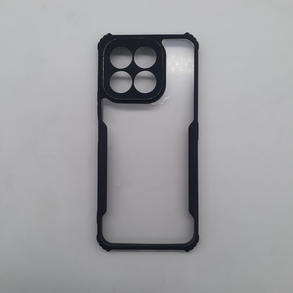 HONOR X6c iPAKY Shockproof Ring Stand Phone Cover with Reinforced Edges and Anti-Slip Grip Texture, Full Body Protection Case