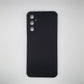 Samsung A05s Carbon Fiber texture Hard Rubber armour back cover shock-porof case
