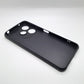 Redmi 13 Carbon Fiber texture Hard Rubber armour back cover shock-porof case