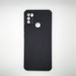 infinix Hot 10 Play Carbon Fiber texture Hard Rubber armour back cover shock-porof case