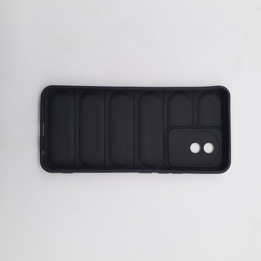 Vivo Y02 Heat Dissipation Design Strong TPU Material Slim Phone Case Carbon Fiber Brushed Anti-scratch TPU Back Cover