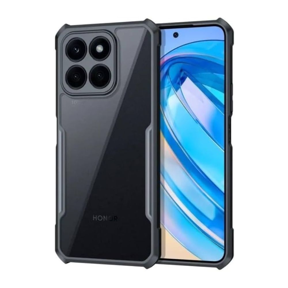HONOR X6a iPAKY Premium Hybrid Case with Shock Proof Edges and Non-Slip Grip, Full Body Protective Cover