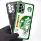 Samsung A73 pack of 2 Glass Back Covers Stabucks and Circuit Design