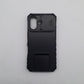 iPhone 16 Heavy Duty Protection Case with Camera Slide Cover and Integrated Kickstand for Hands-Free Viewing