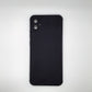 Samsung A04e Carbon Fiber texture Hard Rubber armour back cover shock-porof case