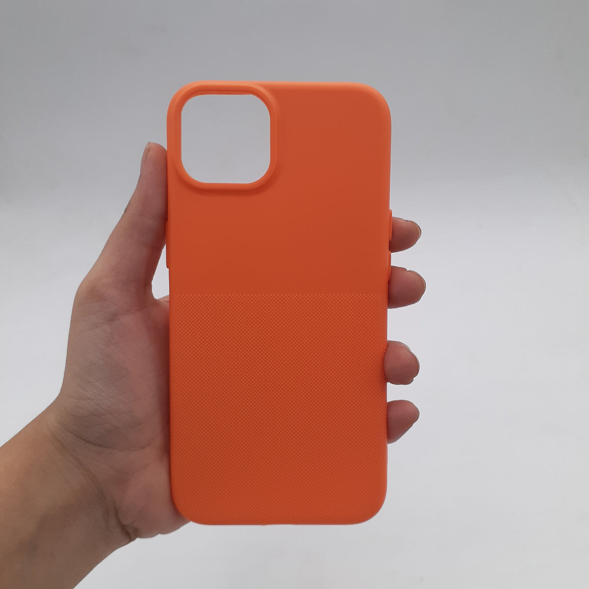 iPhone 14 Slim Silicone Protective Case – Shock Absorbing TPU Back Cover with Raised Camera & Screen Protection