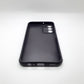 Samsung A15 Carbon Fiber texture Hard Rubber armour back cover shock-porof case