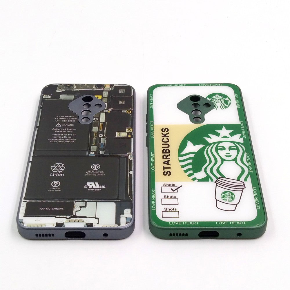 Vivo S1 Pro pack of 2 Glass Back Covers Stabucks and Circuit Design