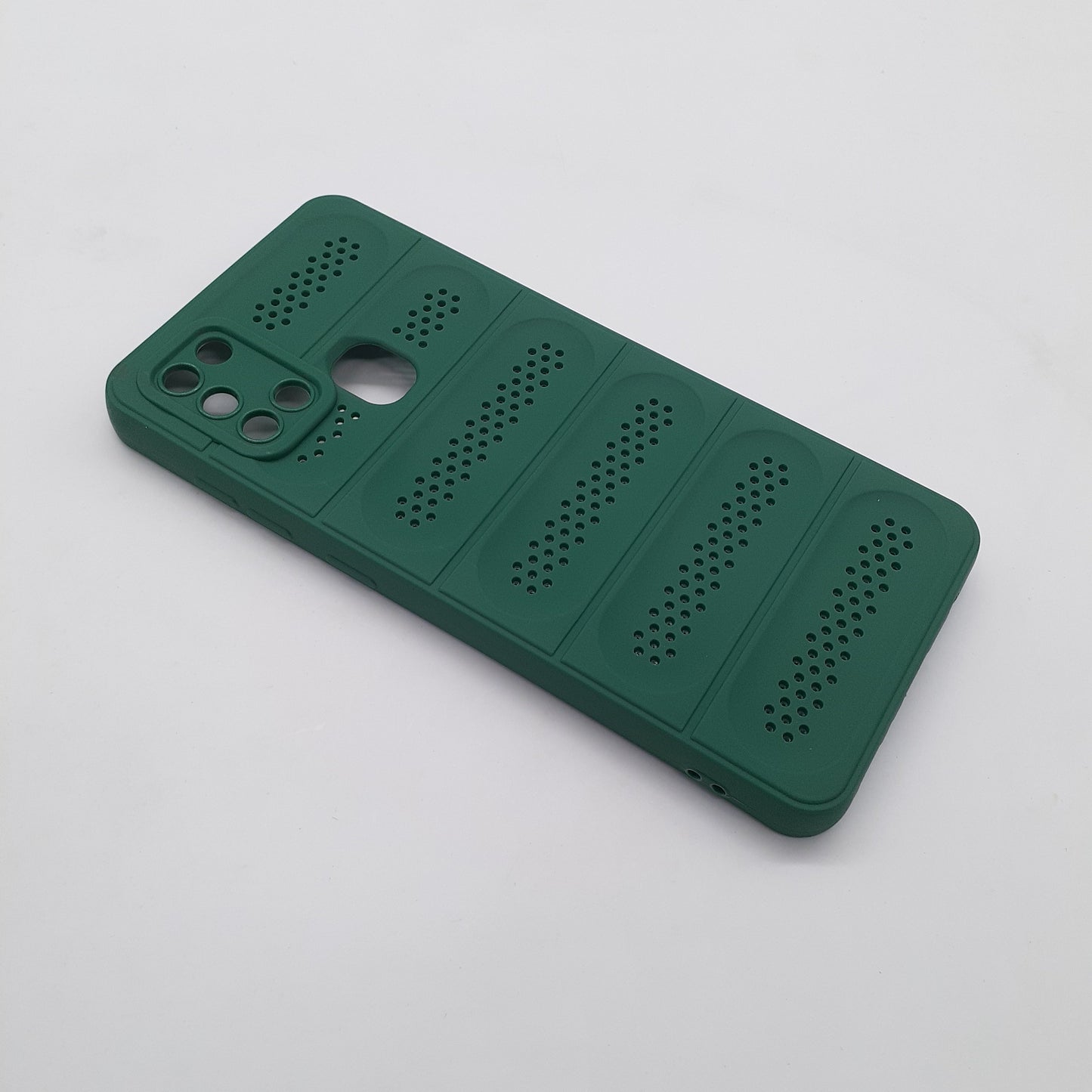 Samsung A21s Strong TPU Material Heat Dissipation Cooling Phone Case Shockproof Protective Cover with Enhanced Ventilation