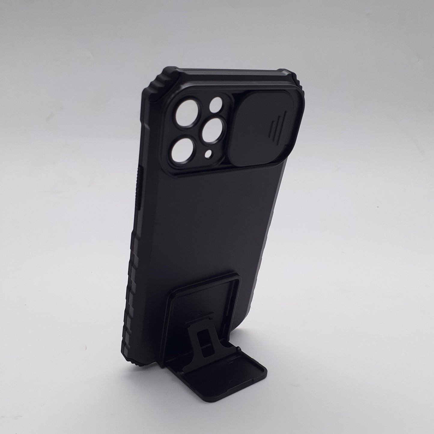 iPhone 11 Pro Heavy Duty Protective Case with Sliding Camera Cover and Integrated Kickstand for Hands-Free Viewing