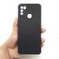 infinix Hot 10 Play Carbon Fiber texture Hard Rubber armour back cover shock-porof case