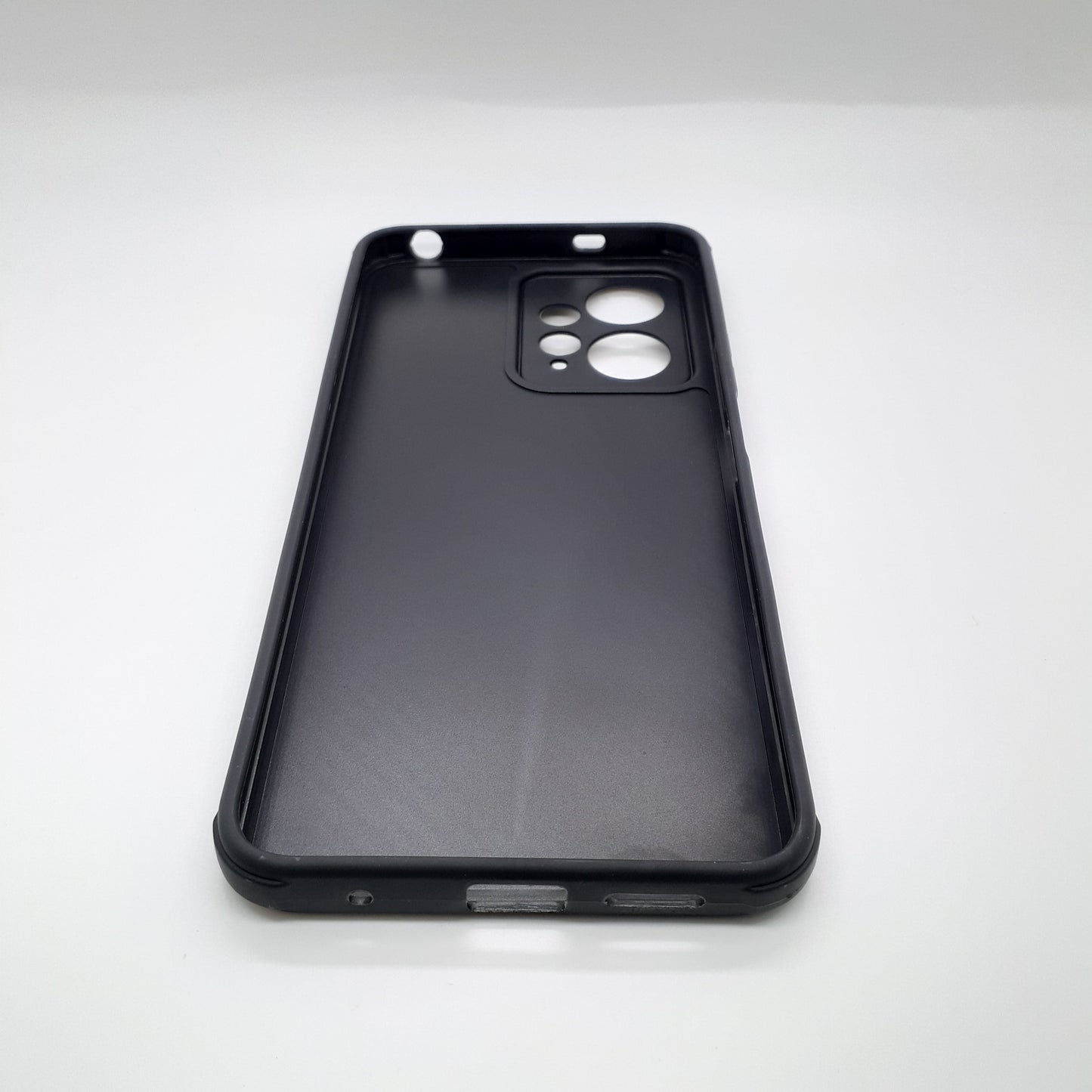 Redmi Note 12 Carbon Fiber texture Hard Rubber armour back cover shock-porof case