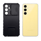 Samsung S24 FE Case, Heavy Duty Shockproof Cover with Sliding Camera Protection and Integrated Kickstand for Hands-Free Viewing