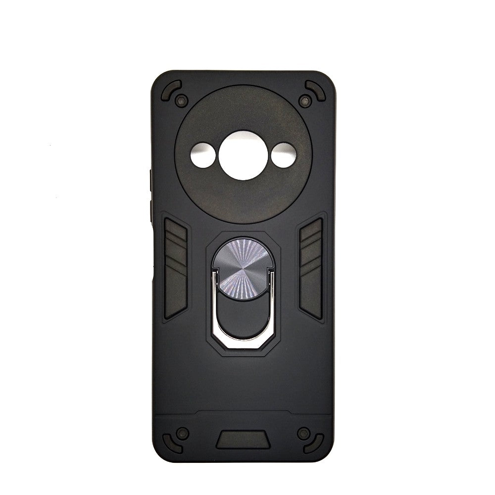 Redmi A3 Hard PC Case with ring holder Shockproof Slim back Cover