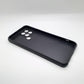 infinix Smart 6 Carbon Fiber texture Hard Rubber armour back cover shock-porof case