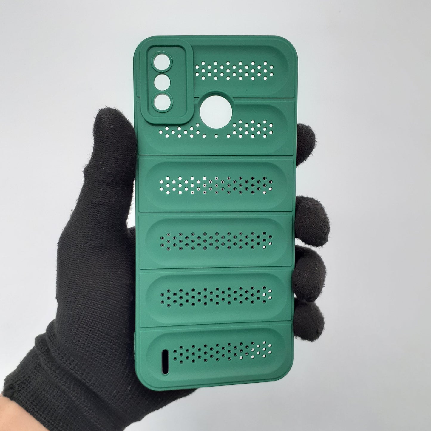 Tecno Spark 6 Go Phone Case Heat Disspation Design Strong TPU Meterial Shockproof Protective Cover