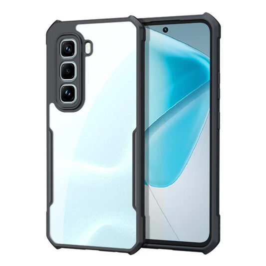 infinix Hot 50 Pro Plus case Matte Black Back Cover Soft Silicone TPU Bumper case
