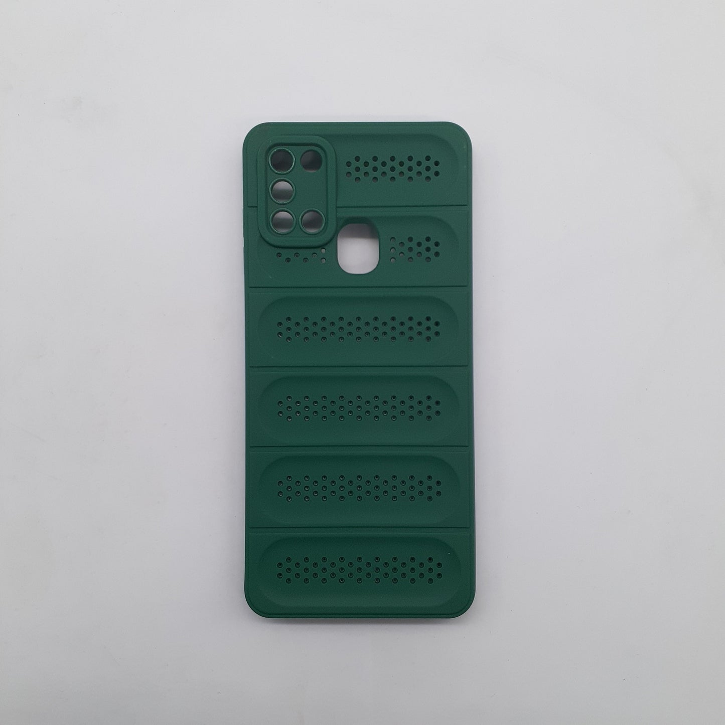 Samsung A21s Strong TPU Material Heat Dissipation Cooling Phone Case Shockproof Protective Cover with Enhanced Ventilation