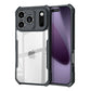 iPhone 17 Pro Max Shockproof Matte Black Border Aly Camera lens Protection back cover Case