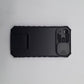 iPhone XR Rugged Protective Phone Case with Camera Lens Slide Cover and Integrated Kickstand for Hands-Free Viewing and Enhanced Privacy