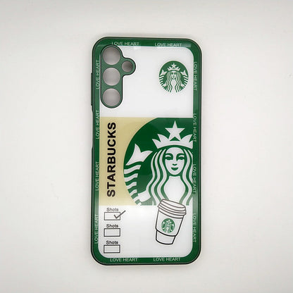 Starbucks Full Camera Lens Protective Hard Shel PC Case For Samsung A24