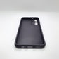 Samsung A14 Carbon Fiber texture Hard Rubber armour back cover shock-porof case