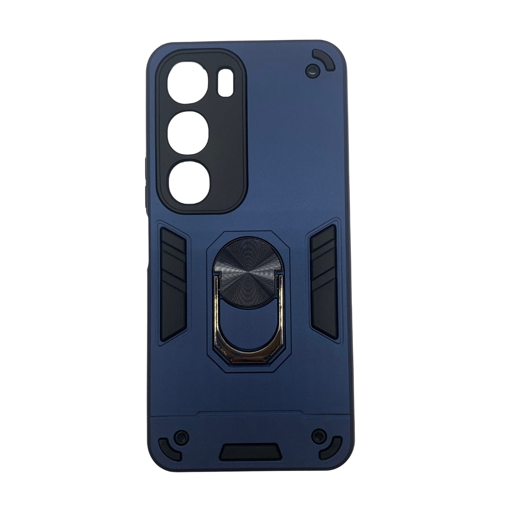 Vivo Y19s Hard PC Case with ring holder Shockproof Slim back Cover