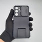 Samsung S24 FE Case, Heavy Duty Shockproof Cover with Sliding Camera Protection and Integrated Kickstand for Hands-Free Viewing