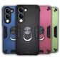 Vivo Y04 Hard PC Case with ring holder Shockproof Slim back Cover