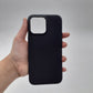 iPhone 14 Pro Max Shockproof Silicone Back Cover – Slim TPU Protective Phone Case with Anti-Slip Grip & Raised Edges