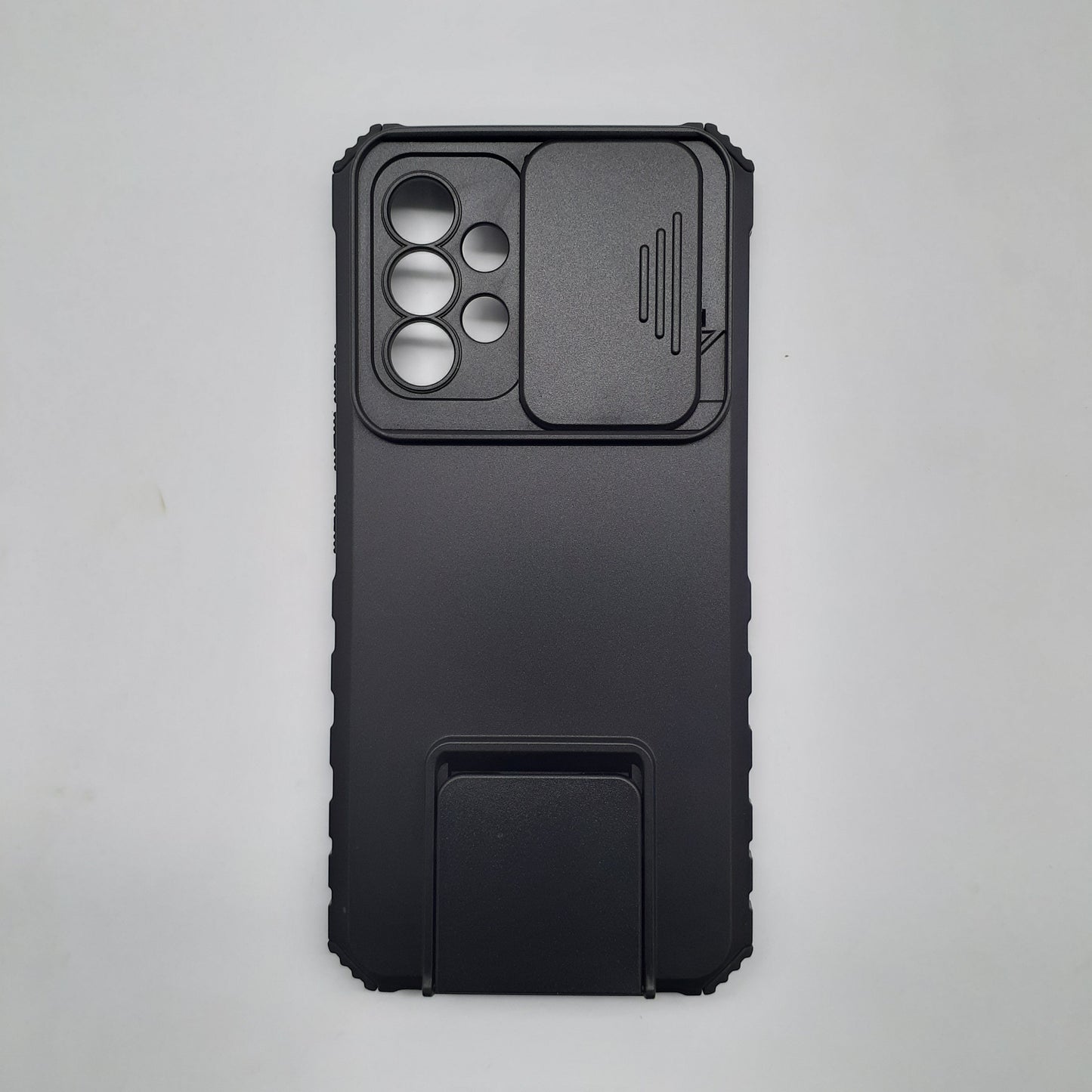 Samsung A53 Heavy Duty Protective Phone Case with Sliding Camera Cover and Integrated Kickstand for Ultimate Viewing and Privacy