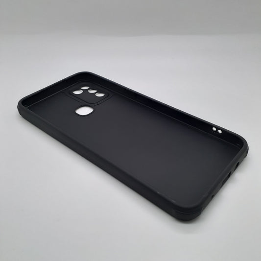 infinix Hot 10 Play Carbon Fiber texture Hard Rubber armour back cover shock-porof case