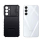 Samsung A16 Shockproof Hybrid Case with Sliding Camera Lens Protection and Integrated Ring Stand Holder, Heavy Duty TPU+PC Cover
