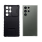 Samsung S23 Ultra Heavy Duty Shockproof Phone Case with Slide Camera Cover and Integrated Kickstand for Hands-Free Viewing