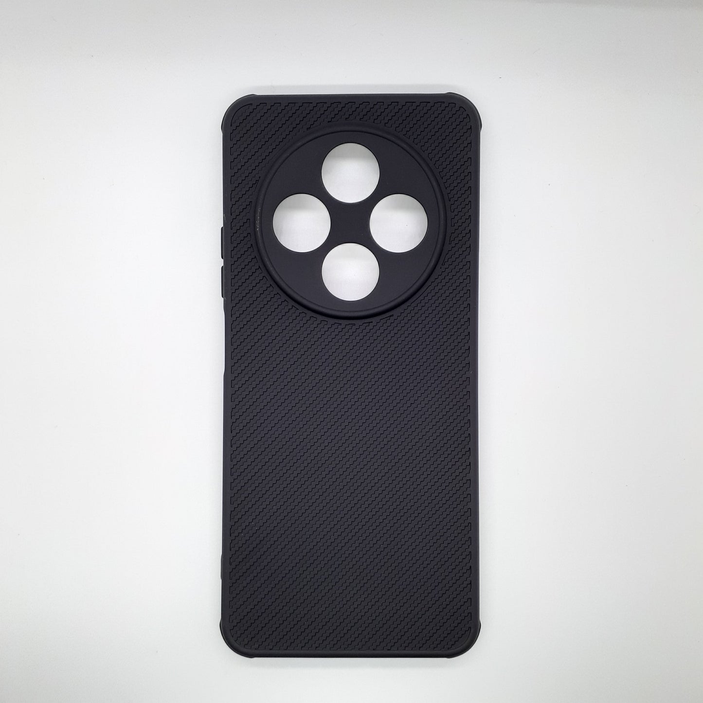Redmi 14C Carbon Fiber texture Hard Rubber armour back cover shock-porof case